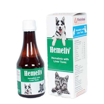Vetrina : Hemeliv Hematinic and Liver Tonic for Dogs & Cats